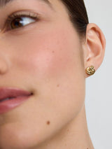 Next D.LOUISE Gold Tone Waterproof Knots Stud Earrings- Buy online at McGrocer