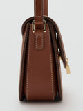 Mango brown canvas crossbody bag small (British brand)
