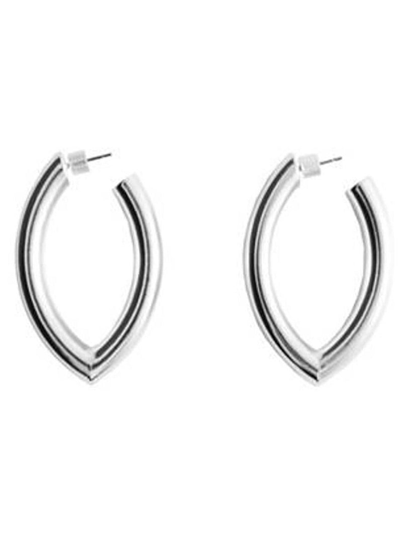 Mango silver hoop earrings, imported from the UK