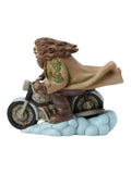 Jim Shore stoneware Hagrid on bike figurine 17cm tall - British product