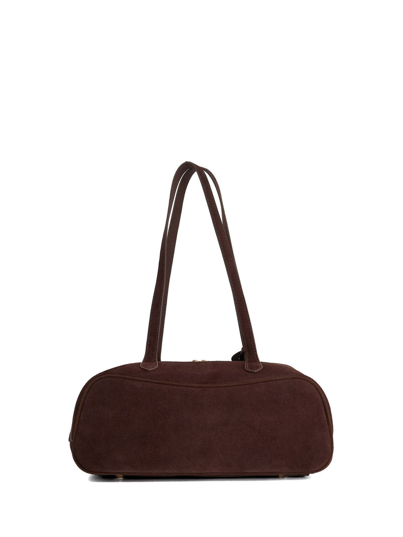 Dune London brown suede shoulder bag - British product