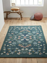 Next La Redoute Intérieurs Multicoloured Pilar Floral Wool Rug 200cm x 290cm- Buy online at McGrocer