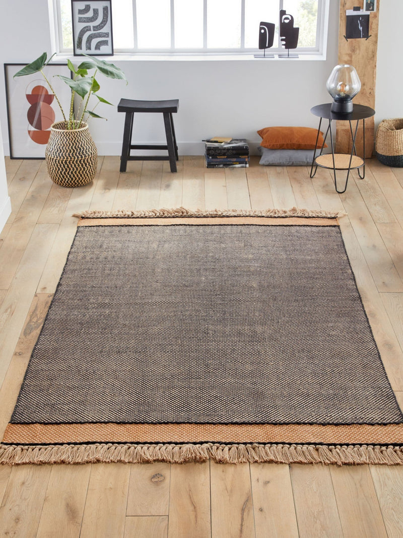 La Redoute jute rug fringed edges 200x290 cm, UK version