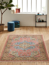 Next La Redoute Intérieurs Lexy Vintage Style Multicolour Cotton Rug 200cm x 290cm- Buy online at McGrocer