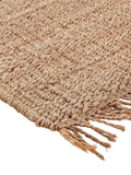La Redoute jute rug beige fringed 200x290cm (British brand)