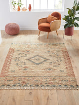 Next La Redoute Intérieurs Multicolour Navaja Aged Effect Kilim Jute Rug, 200 x 290 cm- Buy online at McGrocer
