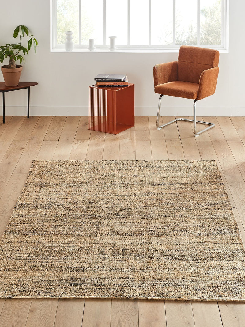 La Redoute Intérieurs Saya jute rug ecru black, UK version