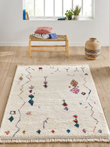 Next La Redoute Intérieurs Shugar Berber Style Multicolour Rug 200cm x 290cm- Buy online at McGrocer