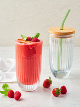 Next La Rochère Clear Ouessant Long Drink Smoothie Glass 43cl- Buy online at McGrocer