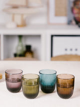 Next La Rochère Set of 4 Ouessant Tumbler Glasses Assorted Colours 26cl- Buy online at McGrocer