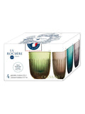 La Rochère Ouessant tumbler set assorted colours 260ml (British brand)