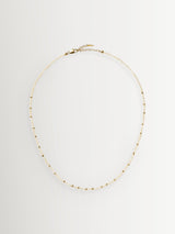 Next Missoma Gold Tone Micro Pearl Beaded Necklace 45cm- Buy online at McGrocer