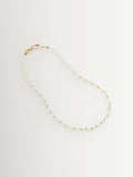 Missoma gold tone micro pearl beaded necklace - British product