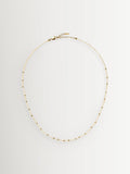 Missoma gold tone micro pearl beaded necklace - British product