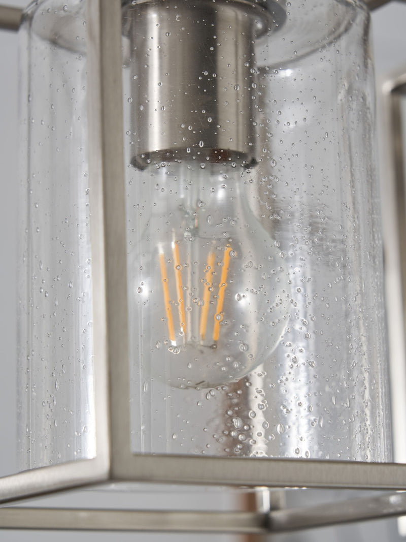 BHS Hardy Caged bubble glass ceiling light, UK version