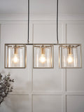 BHS Hardy Caged bubble glass ceiling light, UK version