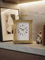 Next Acctim Clocks Gold Tone Marlow Carriage Clock- Buy online at McGrocer