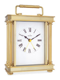 Acctim gold tone Marlow carriage clock, imported from the UK