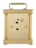 Acctim gold tone Marlow carriage clock, imported from the UK
