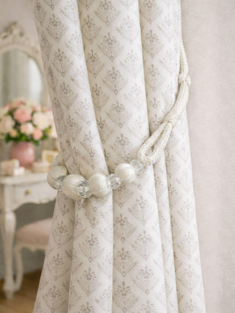 Laura Ashley Cream Marrion tiebacks set of 2 (British brand)