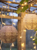 Lights4fun set of 3 Tyvek solar lanterns, imported from the UK