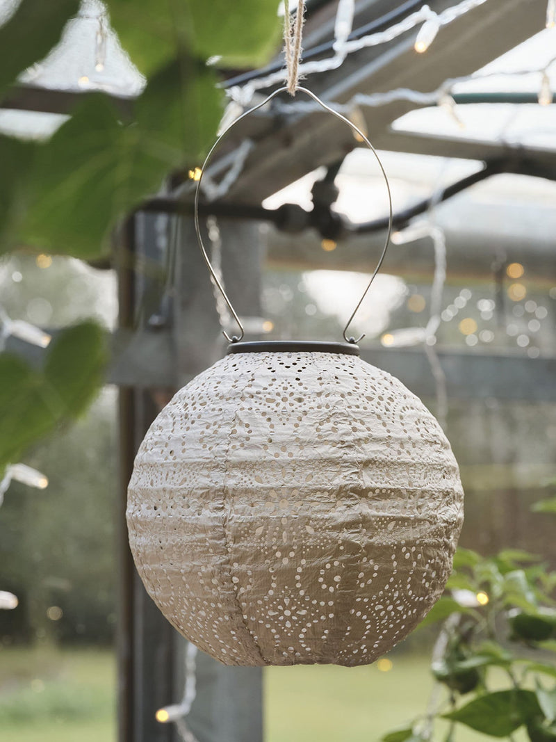 Lights4fun set of 3 Tyvek solar lanterns, imported from the UK