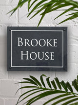 Next Loveabode Personalised Engraved Slate House Sign 30x20cm- Buy online at McGrocer