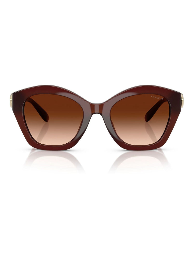 COACH brown irregular sunglasses (British brand)