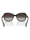 Ralph Lauren black butterfly sunglasses RA5351U with grey gradient lenses (British brand)
