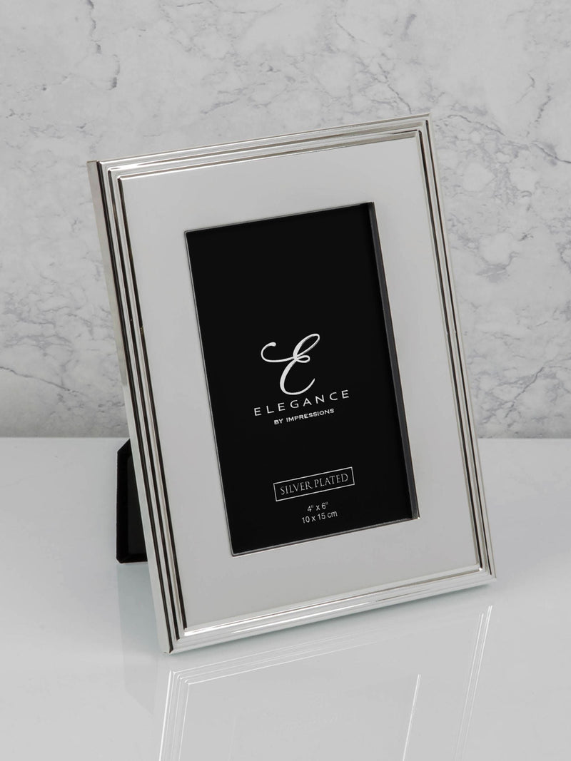Widdop Silver silverplated rib edge frame, imported from the UK