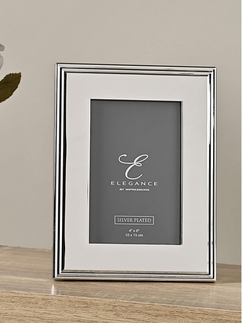 Widdop Silver silverplated rib edge frame, imported from the UK