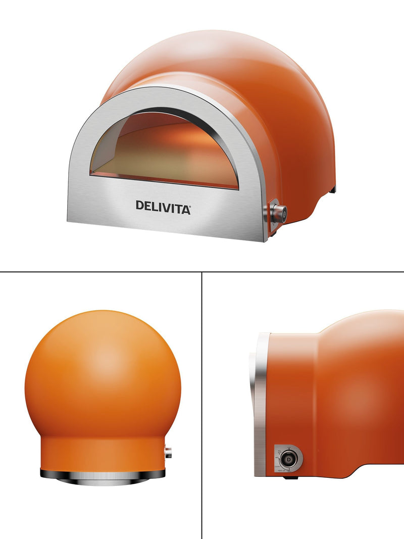 Delivita pizza oven Orange Blaze, imported from the UK