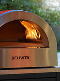 Delivita Chilli Red dual fuel pizza oven, imported from the UK