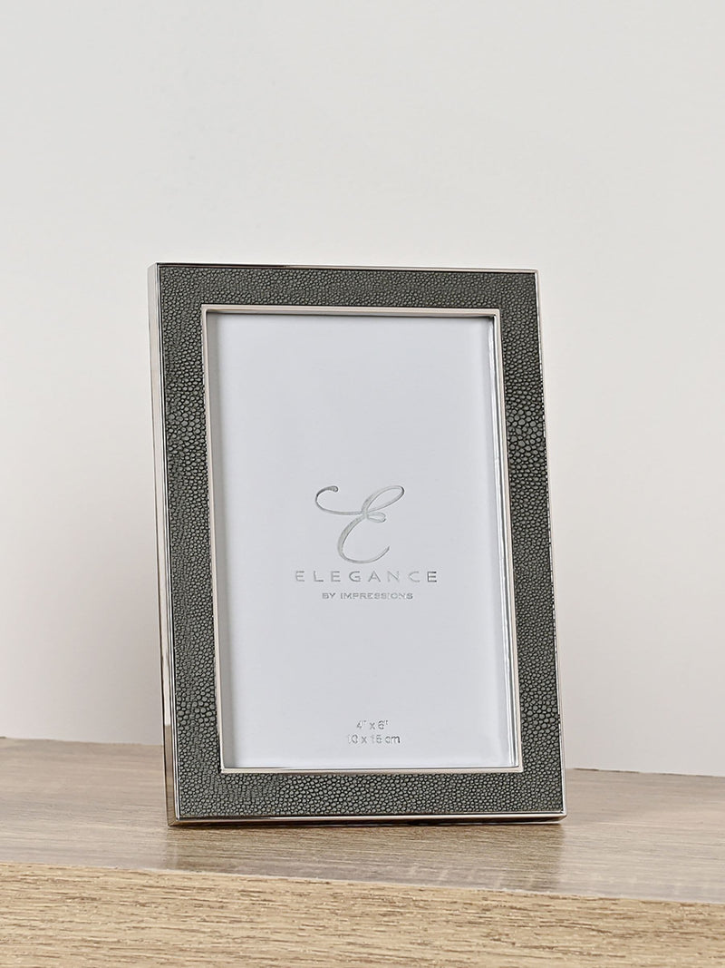 Widdop faux shagreen photo frame 4x6 inch (British brand)