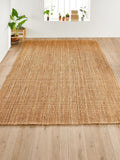 La Redoute Aftas square jute rug, imported from the UK