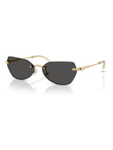 Next Swarovski Gold SK7038 Irregular Sunglasses- Buy online at McGrocer