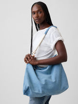 Next Gap Blue Denim Rope Bucket Bag- Buy online at McGrocer