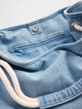 Gap blue denim rope bucket bag - British product