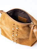 Lakeland Leather Buttermere cross-body bag light brown suede, UK version
