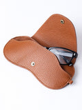 Lakeland Leather brown Tarraby glasses case (British brand)