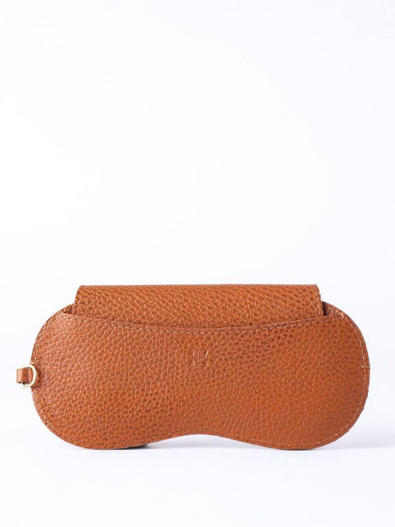 Lakeland Leather brown Tarraby glasses case (British brand)