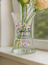 Next PMC Personalised Flowers Waisted Vase- Buy online at McGrocer