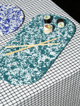 Next Curateology Green and White Rock Large Serving Platter- Buy online at McGrocer