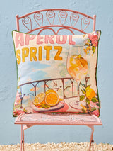Next Joe Browns Orange Aperol Spritz Reversible Garden Cushion, 45.5 x 45.5 cm- Buy online at McGrocer