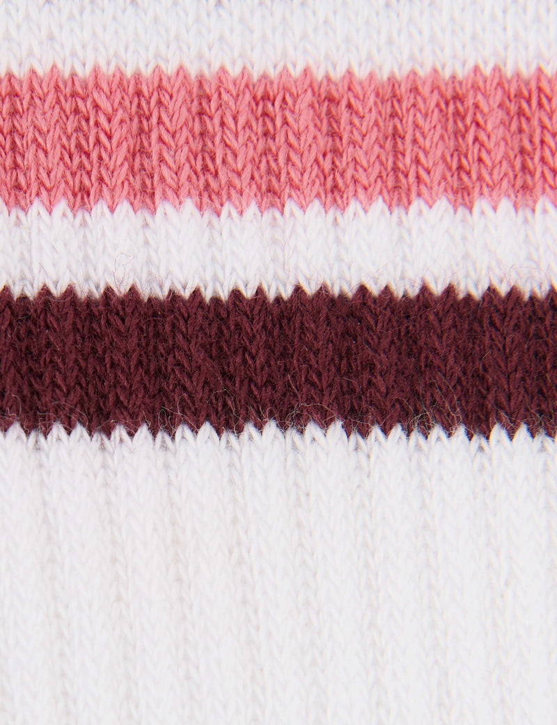 Sweaty Betty Varsity Slogan cotton rich ribbed socks, imported from the UK