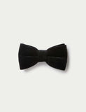 Jaeger velvet bow tie in cotton (British brand)