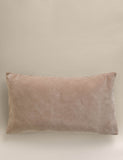 Velvet geometric patchwork bolster cushion 60cm, imported from the UK