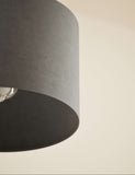 Velvet lamp shade 30cm width - British product