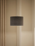 Velvet lamp shade 30cm width - British product