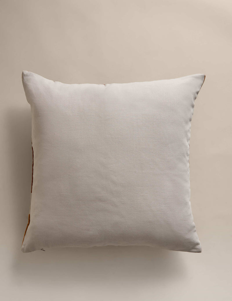 Velvet patchwork cushion 50cm - British product